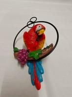 Rode papagaai, ara op hanger., Ophalen of Verzenden, Nieuw, Dier