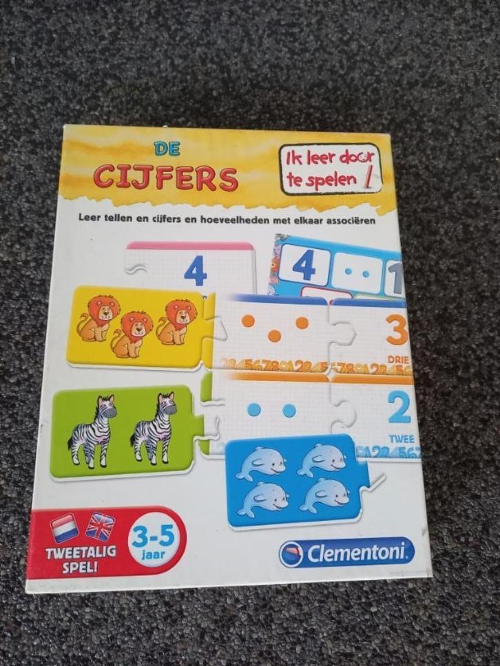 * Clementoni De Cijfers *, Hobby en Vrije tijd, Gezelschapsspellen | Overige, Zo goed als nieuw, Verzenden