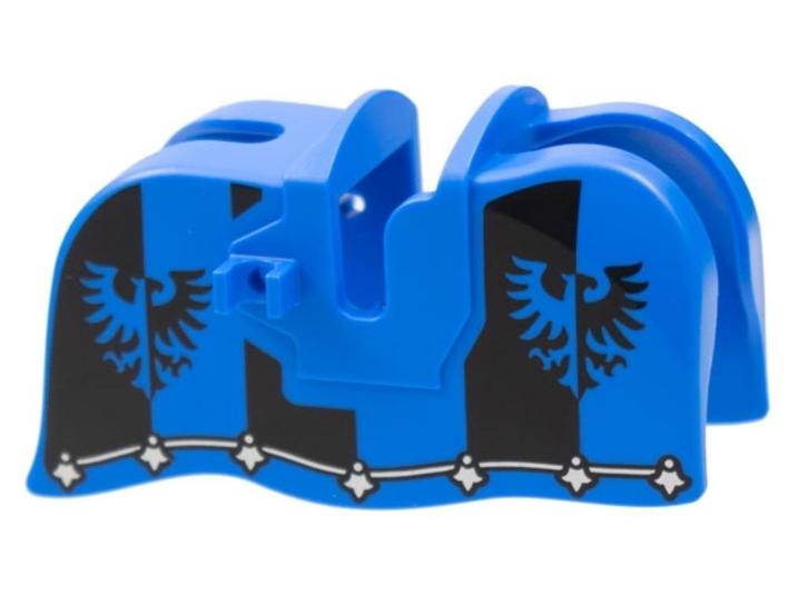 Lego Castle Zadel Horse Barding, Smooth Edge with Black Falc, Kinderen en Baby's, Speelgoed | Duplo en Lego, Nieuw, Lego, Losse stenen