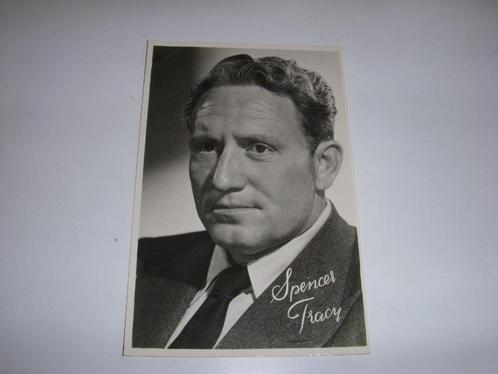 Oude fotokaart van acteur Spencer Tracy uit de USA, Verzamelen, Film en Tv, Gebruikt, Film, Foto of Kaart, Ophalen of Verzenden