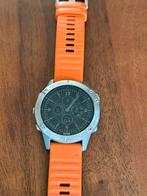 Garmin Fenix 6 - Sport Horloge in Goede Conditie, Oranje, Ophalen of Verzenden, Waterdicht, Afstand