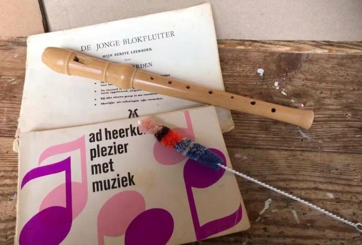 Nieuwe blokfluit + twee muziekboekjes, Muziek en Instrumenten, Blaasinstrumenten | Blokfluiten, Nieuw, Overige typen, Ophalen of Verzenden