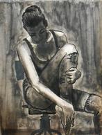 "Na de repetitie" Schilderij, Verzenden