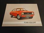 Brochure Ford Escort 1979 incl RS2000, Ophalen of Verzenden, Zo goed als nieuw, Overige merken
