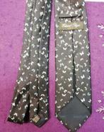 Eduard Pelger blauwe stropdas 100% zijde met vlinders 34180, Blauw, ., Eduard Pelger, Ophalen of Verzenden