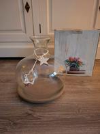 Glazen Stolp met stenen onderzetter, Ophalen, Overige kleuren, Minder dan 50 cm, Glas