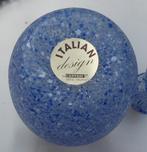 Italia Aparte Milano Vazen Blauw IJS GLAS en Oranje oortjes, Antiek en Kunst, Antiek | Glas en Kristal, Ophalen of Verzenden