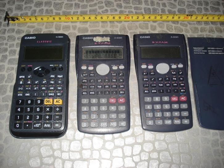 3x  Casio rekenmachine    samen 15,00, Diversen, Rekenmachines, Gebruikt, Ophalen of Verzenden