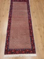 Vintage handgeknoopt perzisch tapijt loper sarough 210x79