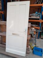 Te koop hardhouten voordeur, Doe-het-zelf en Verbouw, Deuren en Horren, 80 tot 100 cm, Ophalen of Verzenden, 200 tot 215 cm, Hout