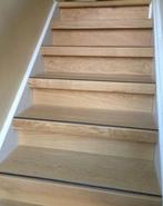Mooie massief (eiken) houten overzettreden, traprenovatie, Doe-het-zelf en Verbouw, Ladders en Trappen, Niet ingevuld, Trap, Niet ingevuld