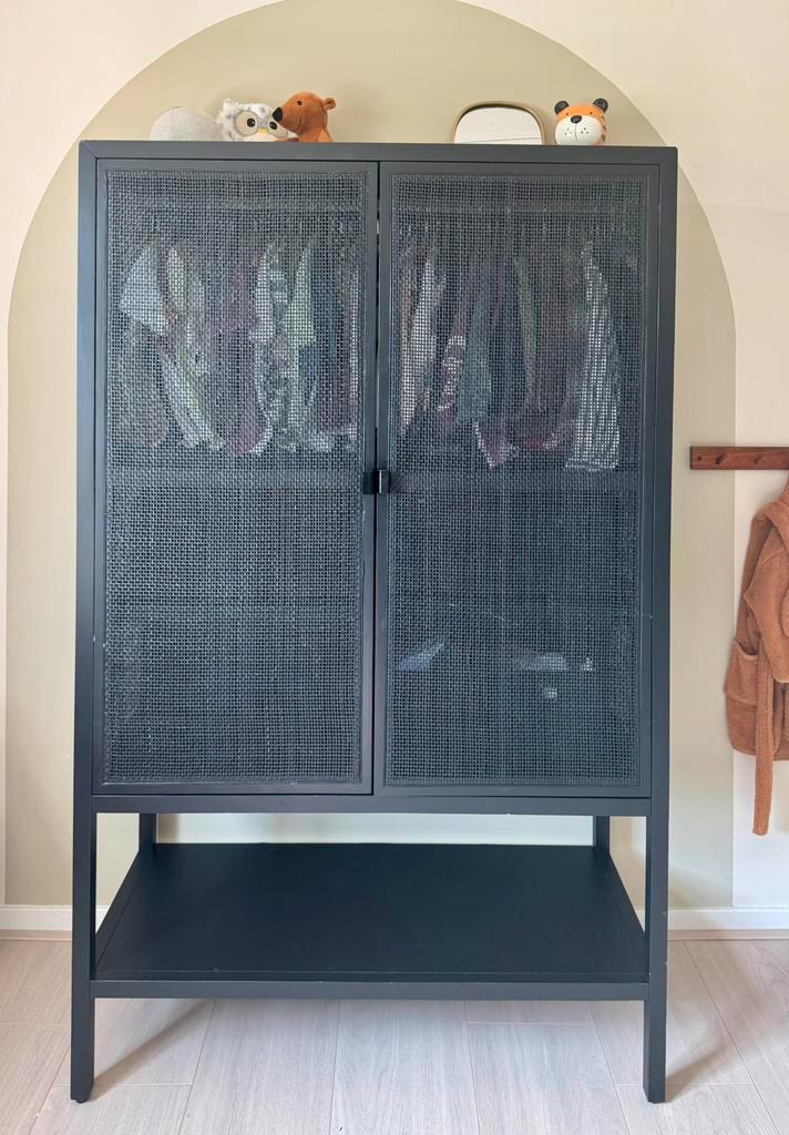 Webbing kledingkast Alexia van Karwei, Huis en Inrichting, Kasten | Kledingkasten, Gebruikt, 150 tot 200 cm, 100 tot 150 cm, 25 tot 50 cm