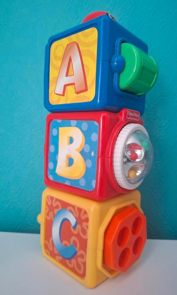 Fisher-Price Stapelblokken ABC 123, Kinderen en Baby's, Speelgoed | Babyspeelgoed, Gebruikt, Overige typen, Ophalen of Verzenden