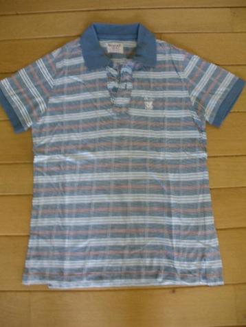 REPLAY polo t- shirt blauw streep maat S beschikbaar voor biedingen