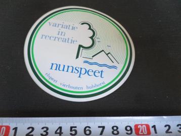 sticker variatie in recreatie NUNSPEET ELSPEET VIERHOUTEN HU beschikbaar voor biedingen