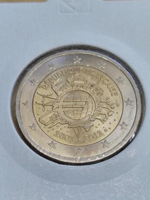 2 Euro 10 jaar euro 2012 - Frankrijk, Postzegels en Munten, Munten | Europa | Euromunten, Losse munt, 2 euro, Frankrijk, Ophalen of Verzenden