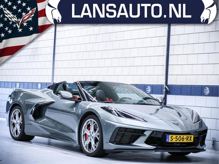 Chevrolet Corvette cabriolet LT 3 pakket Z51 C8 stingray | E, Auto's, Chevrolet, Bedrijf, Te koop, Corvette, Lederen bekleding