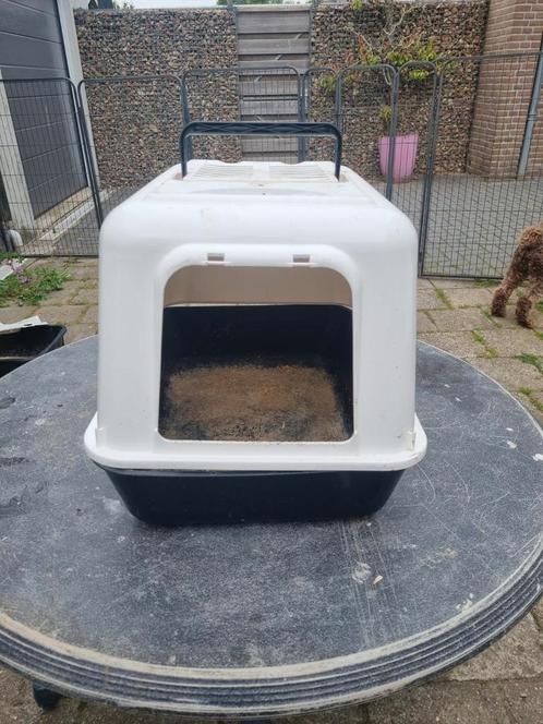 Kattenbak / konijnenbak of toilet, Dieren en Toebehoren, Kattenbakken, Gebruikt, Ophalen