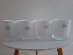 Nieuw 4x FIDRIO GLASS vaasje wit, Huis en Inrichting, Woonaccessoires | Vazen, Wit, Nieuw, Ophalen of Verzenden, Glas