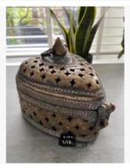 Korting Zeer zware koper bronzen oosters juwelen kist, Antiek en Kunst, Antiek | Koper en Brons, Ophalen of Verzenden