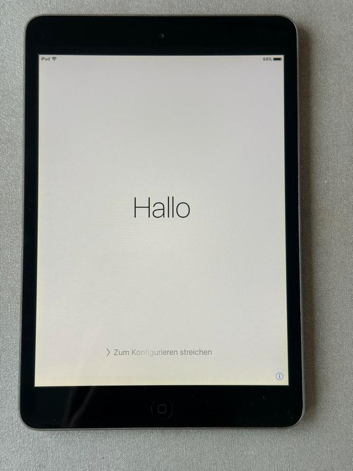 iPad Mini 1 16GB met hoesje, Computers en Software, Apple iPads, Gebruikt, Apple iPad, Wi-Fi, 8 inch, 16 GB, Zilver, Ophalen of Verzenden