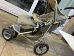 Koelstra Combi Kinderwagen legergroen JOGGER, Kinderen en Baby's, Kinderwagens en Combinaties, Gebruikt, Verstelbare duwstang