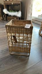 Riviera Maison rattan windlicht, Huis en Inrichting, Ophalen, Zo goed als nieuw, Rond, Riet