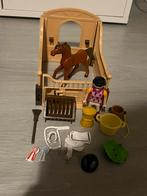 Leuk playmobil setje met paard en stal, Kinderen en Baby's, Speelgoed | Playmobil, Ophalen of Verzenden, Gebruikt, Los playmobil