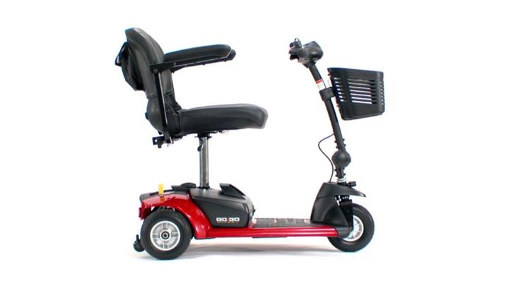 Pride GoGo Aventure LX 4 wiel geveerd & demontaalbaar / auto, Diversen, Rolstoelen, Zo goed als nieuw, Elektrische rolstoel, Inklapbaar