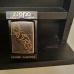 Zippo uit 1992. Silverplated, Verzamelen, Ophalen of Verzenden, Gebruikt, Aansteker