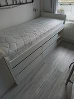 Slakt bed 90 x 200, 90 cm, Eenpersoons, Wit, Zo goed als nieuw