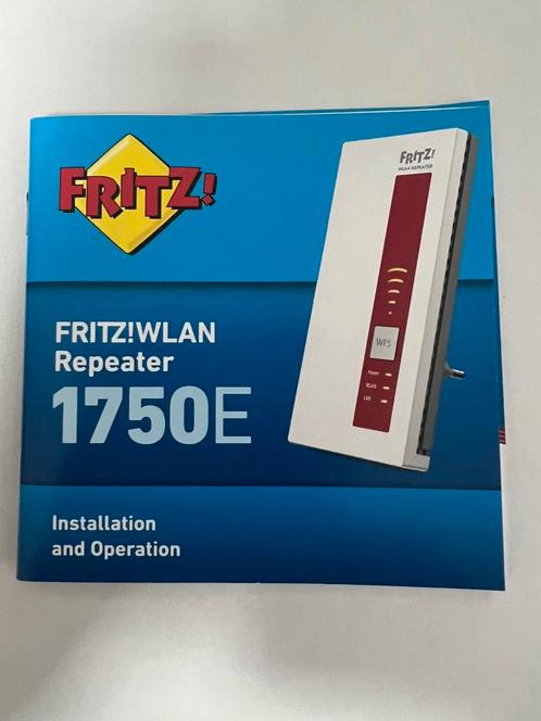 AVM FRITZ!WLAN Repeater 1750E Mesh Wifi, Computers en Software, WiFi-versterkers, Nieuw, Ophalen of Verzenden
