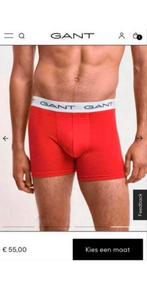3 pack Trunk GANT boxershorts XXL NIEUW, Kleding | Heren, Ondergoed, Ophalen, Overige kleuren, Boxer