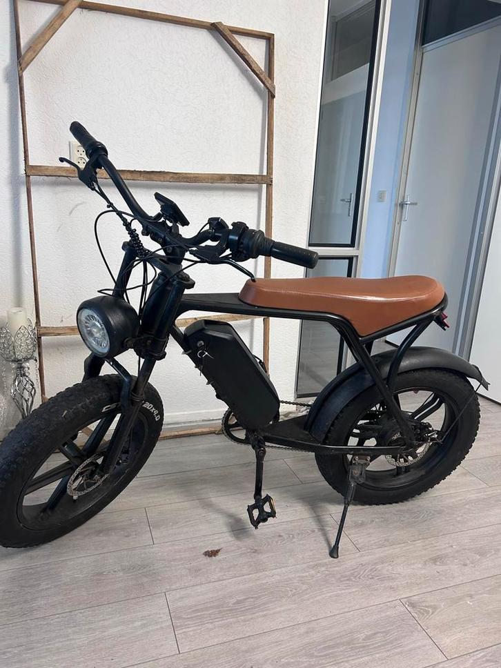 Stoere Fatbike V8 - Perfect voor avontuur!, Fietsen en Brommers, Elektrische fietsen, Gebruikt, Overige merken, 55 tot 59 cm, 50 km per accu of meer