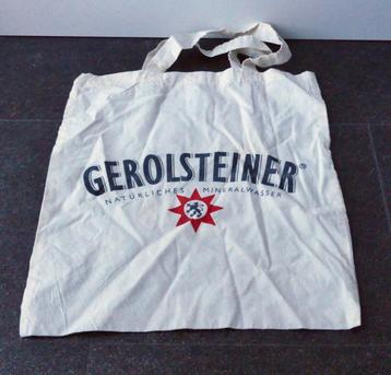 Gerolsteiner tas reclame katoenen shopper schoudertas