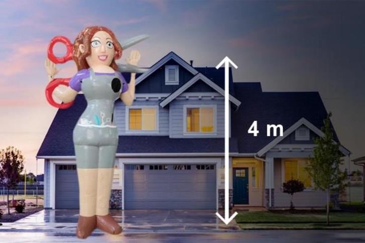 Sarah pop kapster huren, landelijke bezorging mogelijk, Hobby en Vrije tijd, Feestartikelen | Verhuur, Zo goed als nieuw, Abraham of Sarah