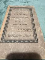 Antiek boek, Willem van Oranje 1831, Antiek en Kunst, Ophalen of Verzenden