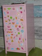 Metalen kastje voor cd s of  als barbie kledingkast, Ophalen of Verzenden, Zo goed als nieuw