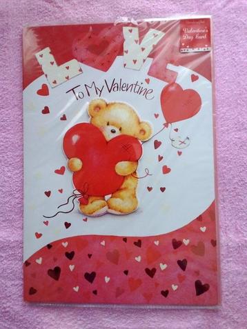 Valentijnskaartmet envelop - 26x38 cm - NIEUW ONGEBRUIKT 3