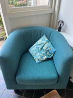 Blauwe Fauteuil - Comfortabel en Stijlvol, Ophalen of Verzenden, Gebruikt, Stof, 75 tot 100 cm