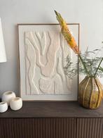 Kunstwerk, organisch, japandi, Huis en Inrichting, Woonaccessoires | Wanddecoraties, Ophalen of Verzenden, Zo goed als nieuw