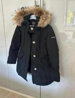 Woolrich meisjesjas, Ophalen of Verzenden, Zo goed als nieuw, Maat 34 (XS) of kleiner, Zwart