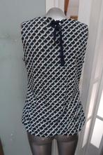 La Ligna prachtige blouson s/m blauw zwart wit, Overige kleuren, Verzenden, Zo goed als nieuw, Maat 36 (S)