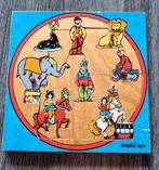 houten puzzel circus, 2 tot 4 jaar, Gebruikt, 10 tot 50 stukjes, Ophalen of Verzenden