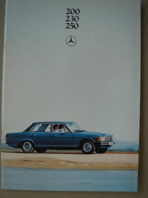 Folder Mercedes-Benz 200, 230, 250 W123 1979, Boeken, Auto's | Folders en Tijdschriften, Zo goed als nieuw, Mercedes, Ophalen of Verzenden