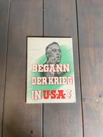 Brochure : Begann der krieg in U.S.A?, Ophalen of Verzenden, Overige soorten, Nederland, Boek of Tijdschrift