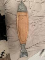 Vis Borrelplank - Mooie Houten Serveerplank, Huis en Inrichting, Ophalen of Verzenden, Zo goed als nieuw