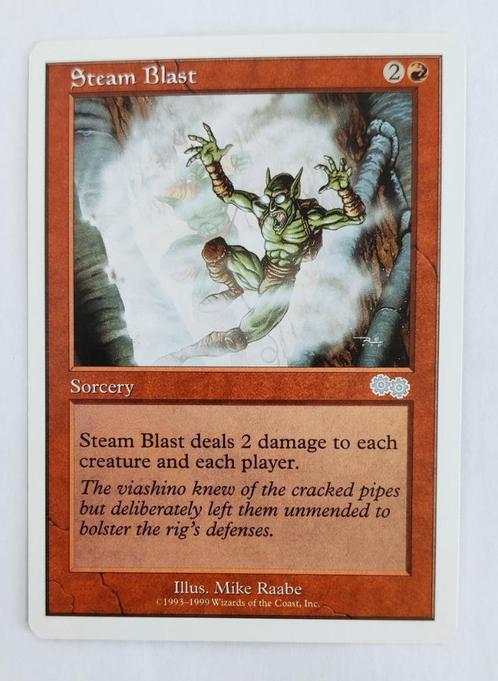 Steam Blast Battle Royale MTG Near Mint, Hobby en Vrije tijd, Verzamelkaartspellen | Magic the Gathering, Zo goed als nieuw, Losse kaart