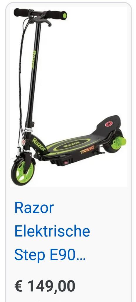 Razor E90 Power Core Elektrische Step - Zo Goed Als Nieuw!, Fietsen en Brommers, Steps, Zo goed als nieuw, Elektrische step (E-scooter)