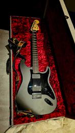 Fender AS Jim Root Stratocaster RW FB Flat zwart, Ophalen, Zo goed als nieuw, Solid body, Fender